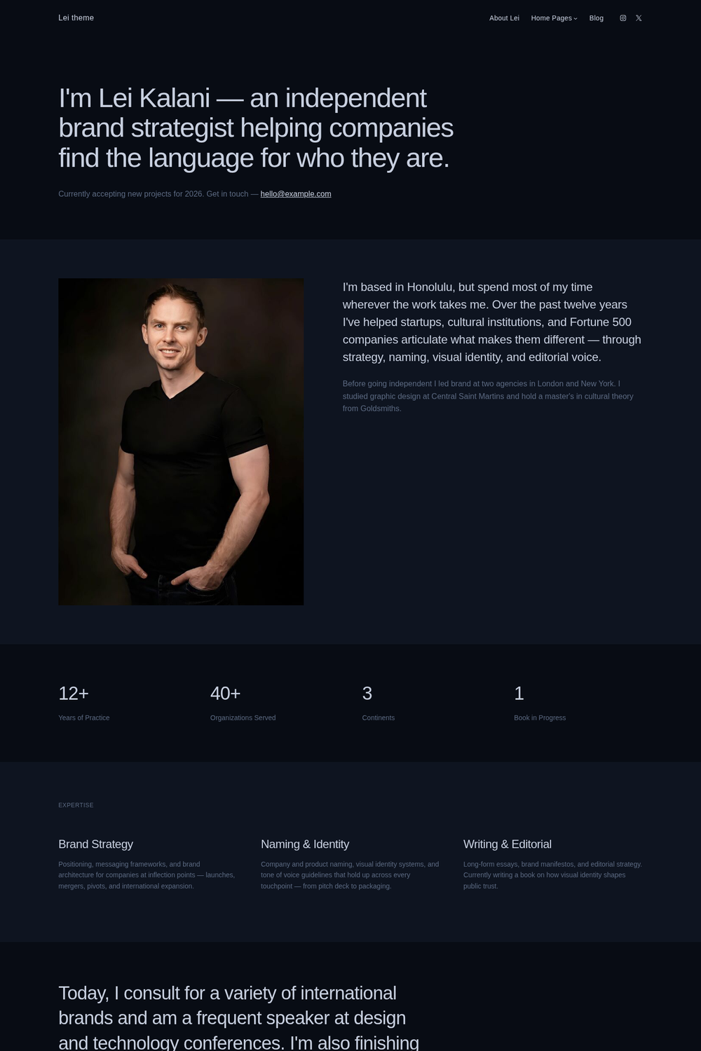 Midnight color style