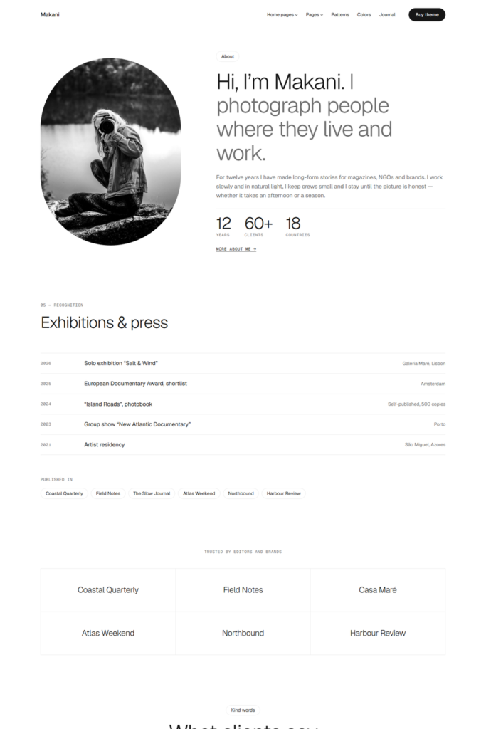 Makani Pro — About page